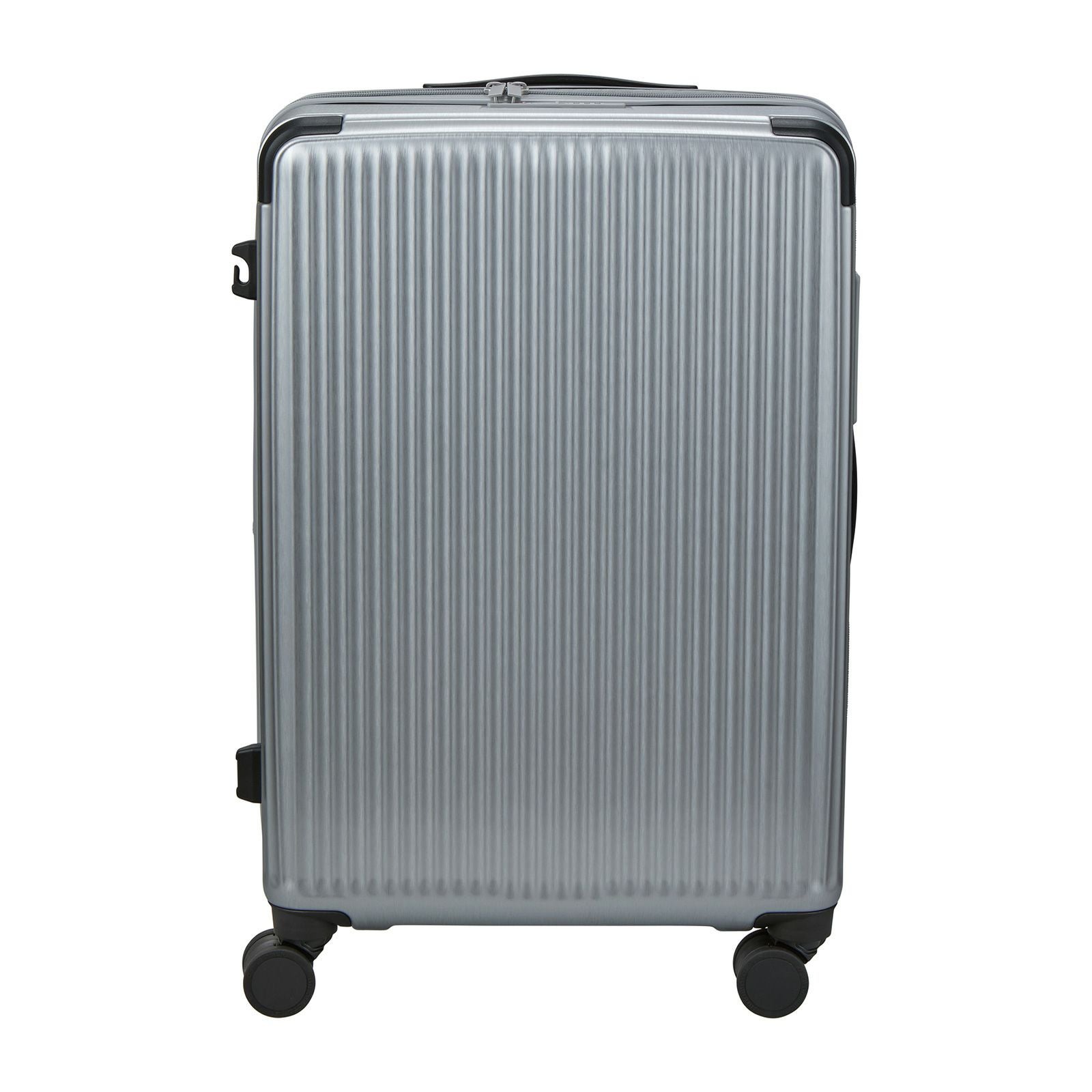 スーツケース 拡張機能付22インチジッパータイプ 53L-59L 約2〜4泊 スーツケース Mサイズ ジッパータイプ HINOMOTO製ストッパー付き