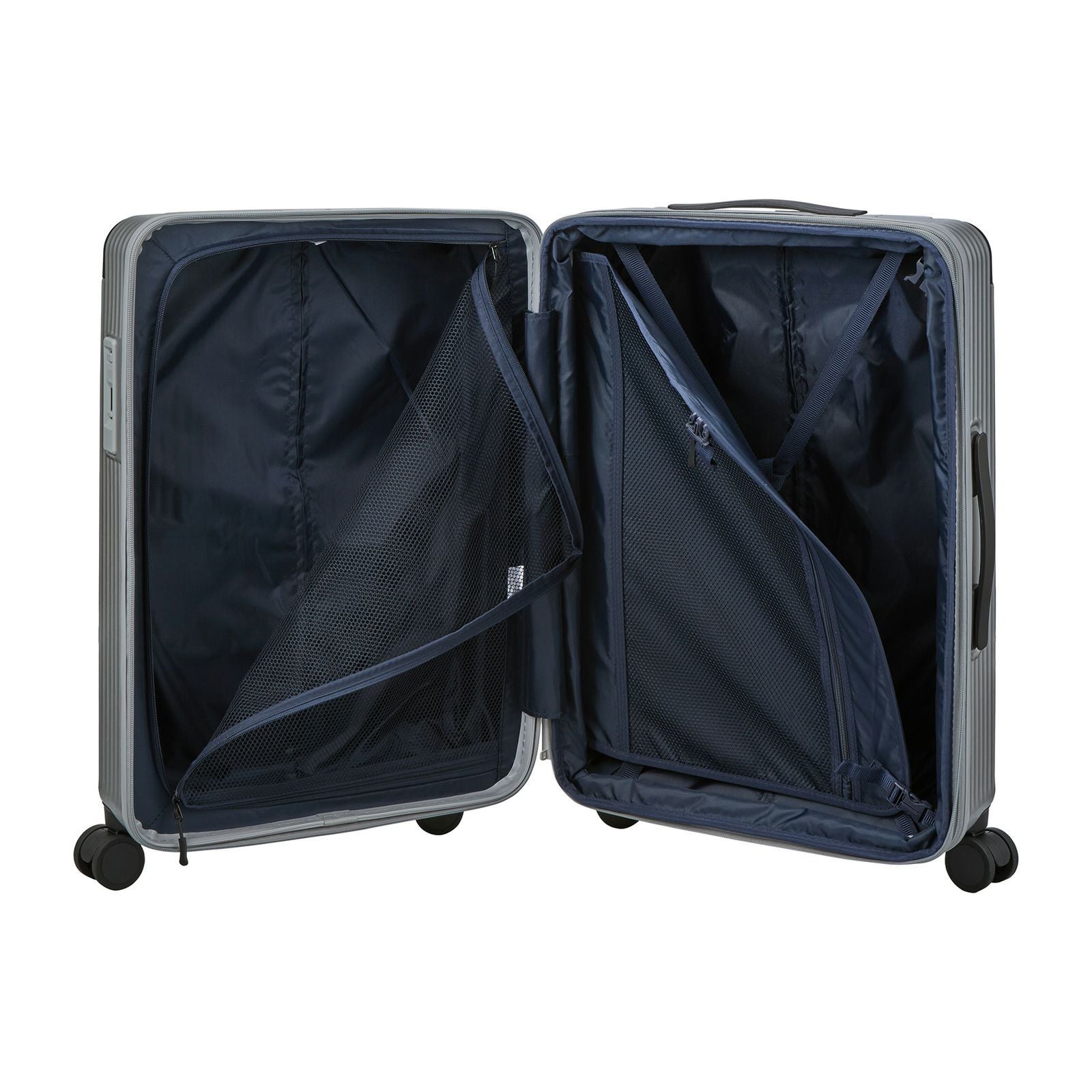 スーツケース Mサイズ ジッパータイプ HINOMOTO製ストッパー付き