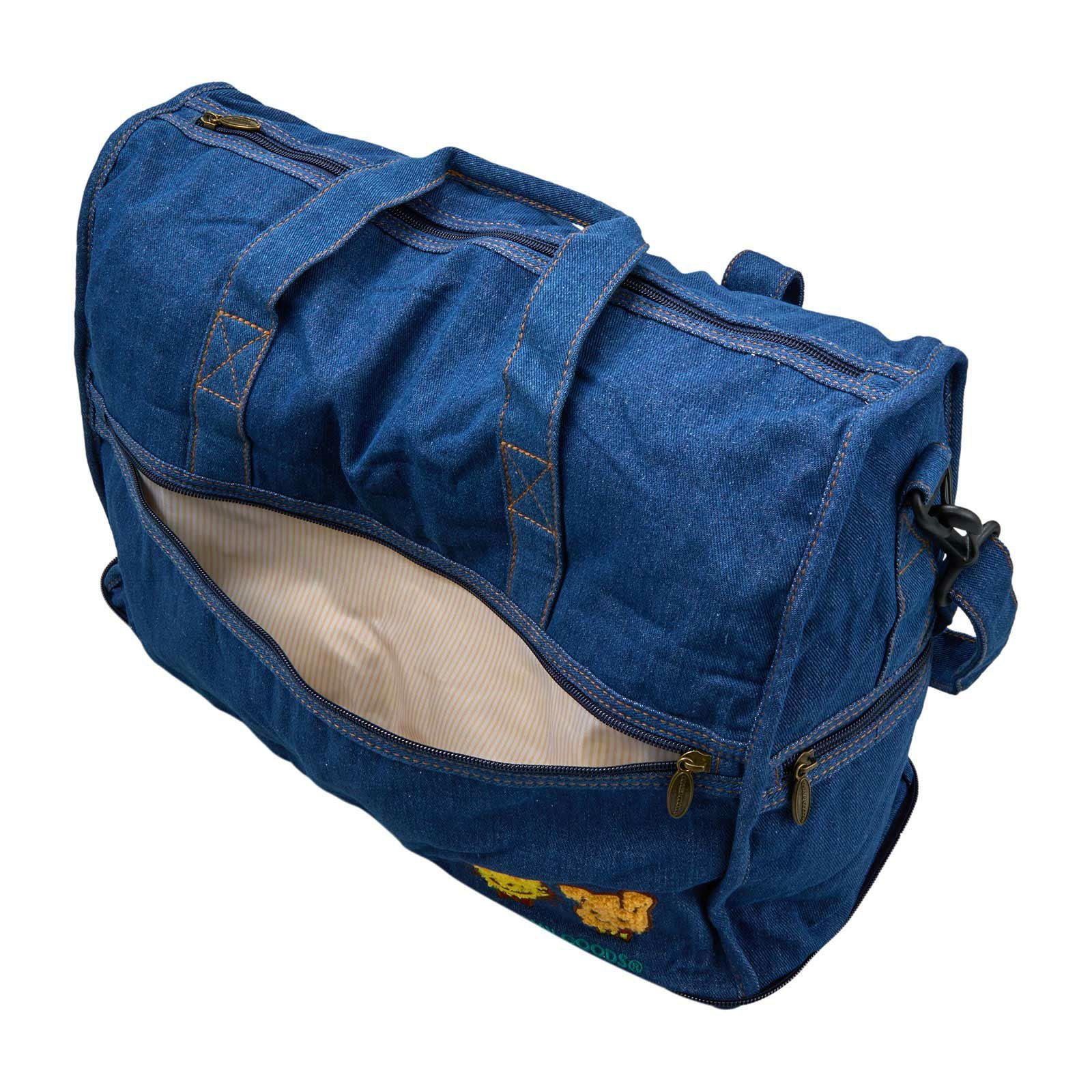 折りたたみ ボストンバッグ デニム Mサイズ オサムグッズ ハピタス