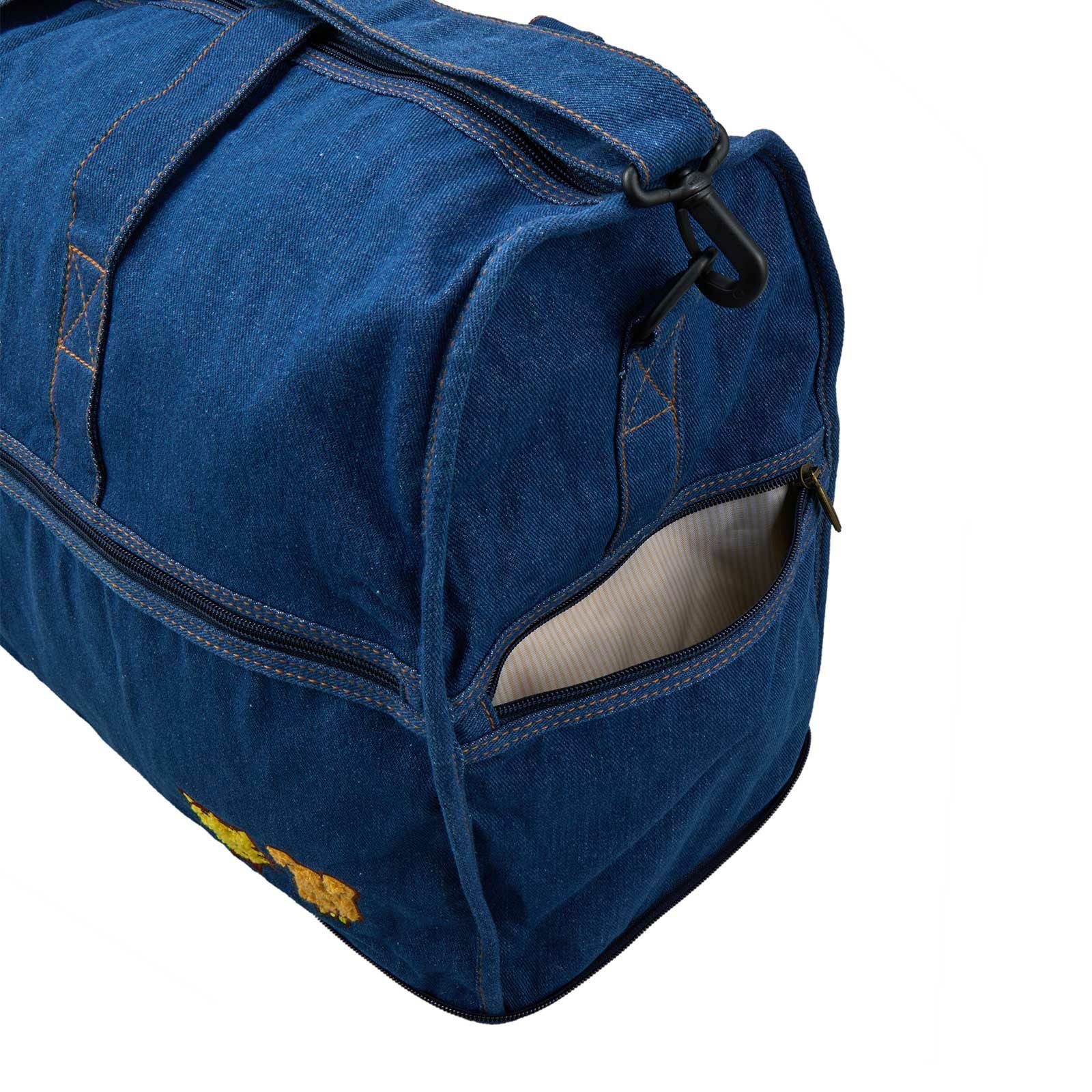 折りたたみ ボストンバッグ デニム Lサイズ オサムグッズ ハピタス