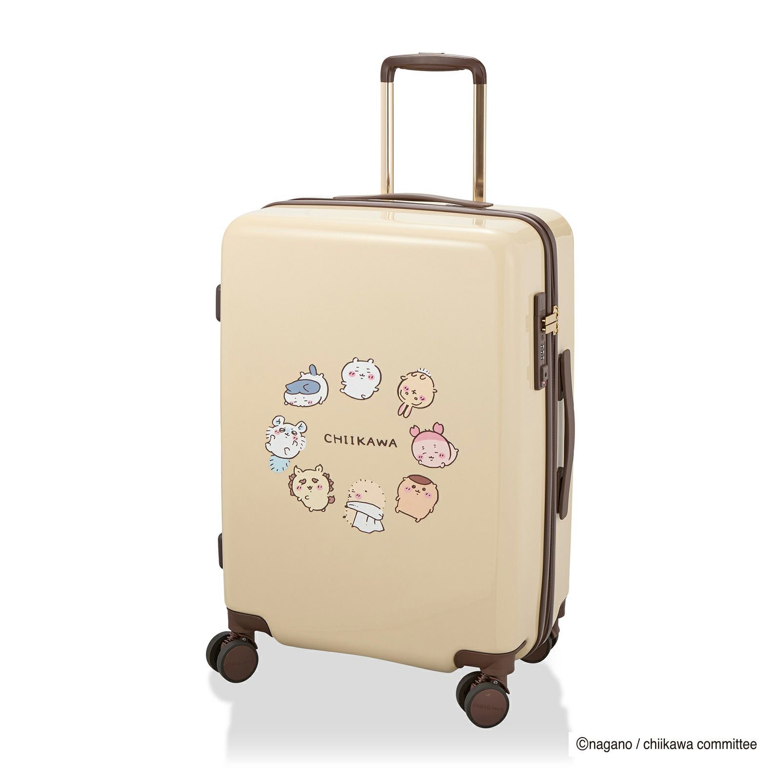 スーツケース ちいかわ Mサイズ ジッパータイプ HPL2342-56 | シフレ