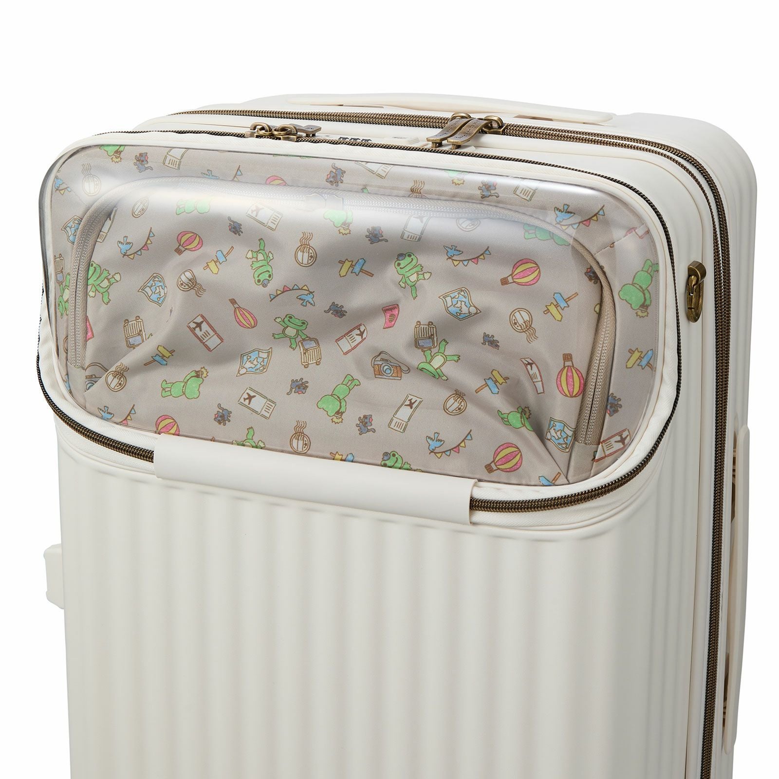 カプセルキャリー スーツケース Mサイズ 容量拡張 55-62L ぬい活 推し