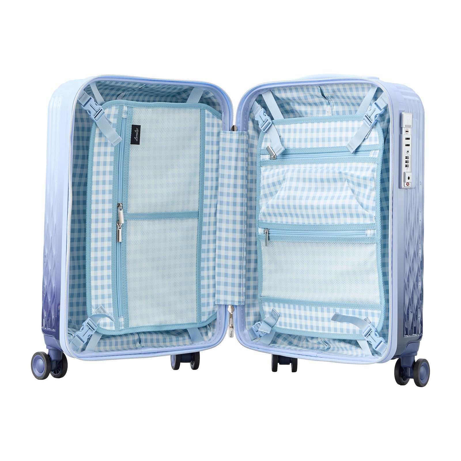 スーツケース Sサイズ 32L ミニトランク付き ジッパータイプ LUNALUX