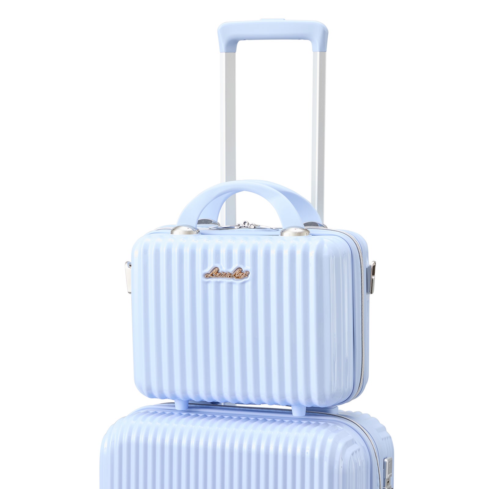 スーツケース Sサイズ 32L ミニトランク付き ジッパータイプ LUNALUX