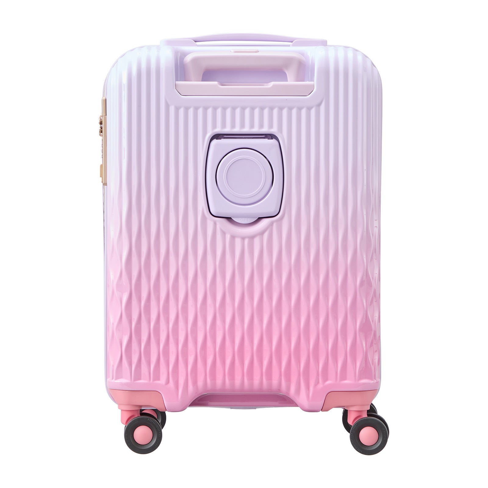 スーツケース Sサイズ 32L ミニトランク付き ジッパータイプ LUNALUX