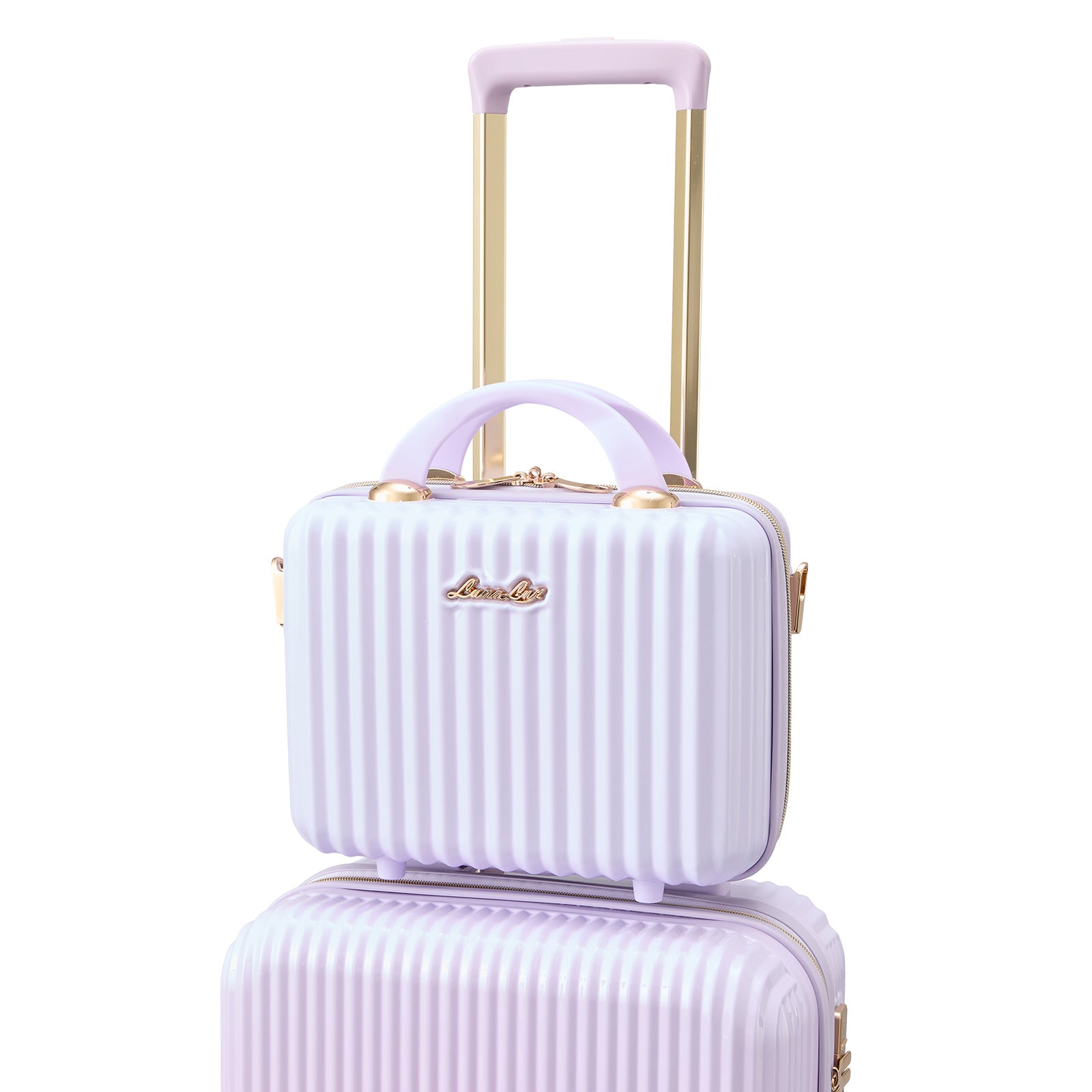 スーツケース Sサイズ 32L ミニトランク付き ジッパータイプ LUNALUX