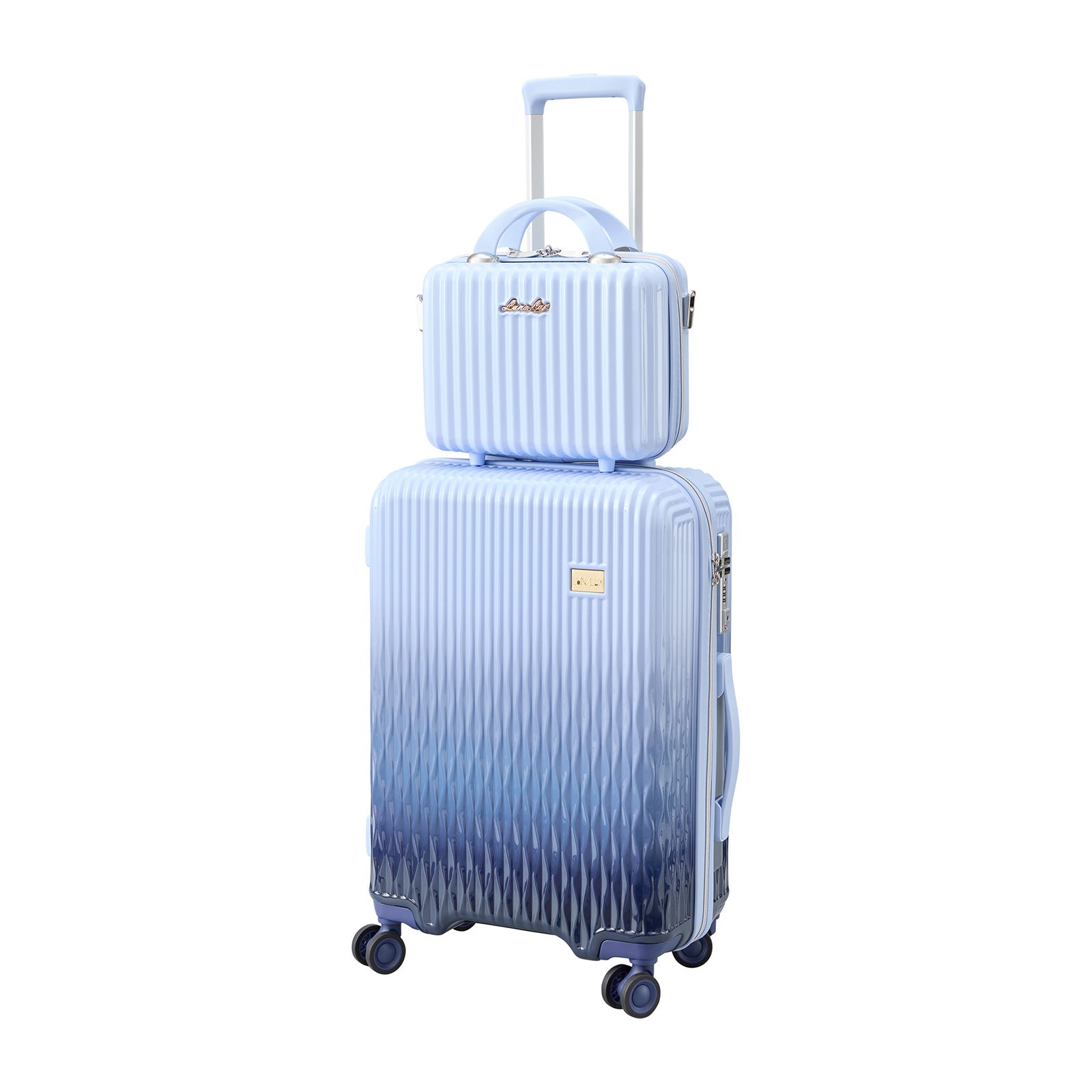 初期LGB SPACE SURF TANK新品未使用 Sサイズ ルグランブルー スーツケース Mサイズ 43L ミニトランク付き ジッパータイプ LUNALUX