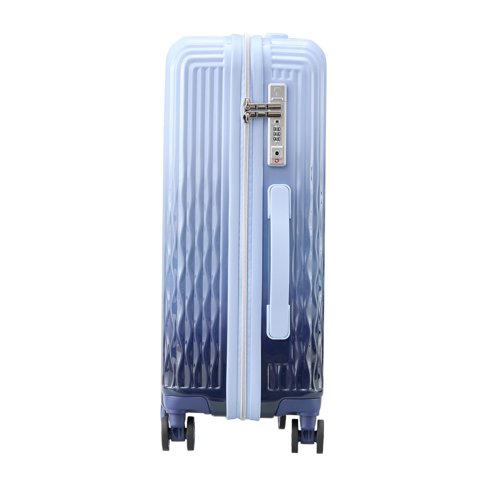 スーツケース Mサイズ 43L ミニトランク付き ジッパータイプ LUNALUX