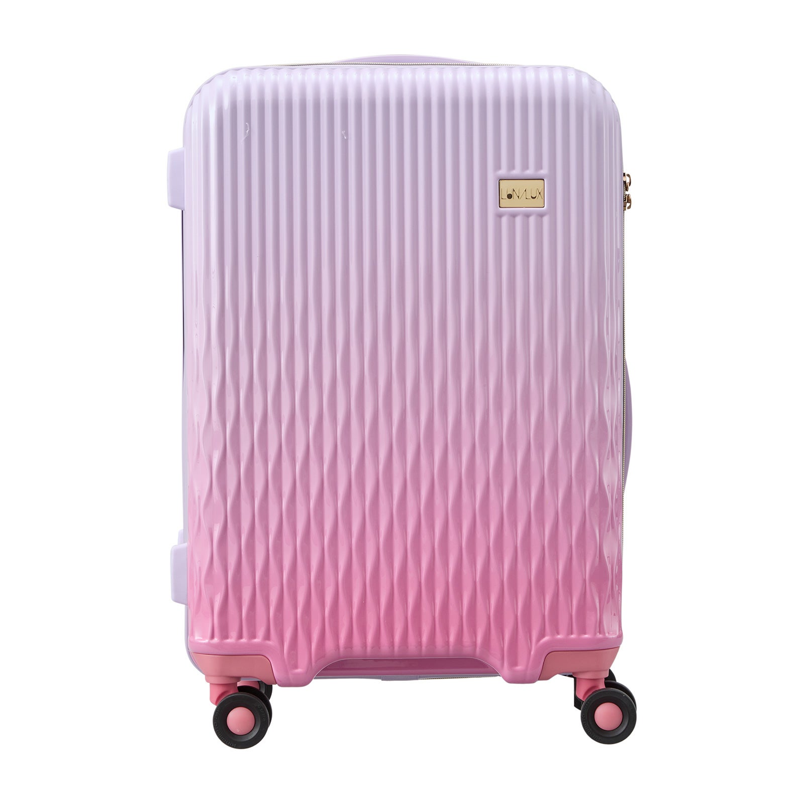 スーツケース Mサイズ 43L ミニトランク付き ジッパータイプ LUNALUX