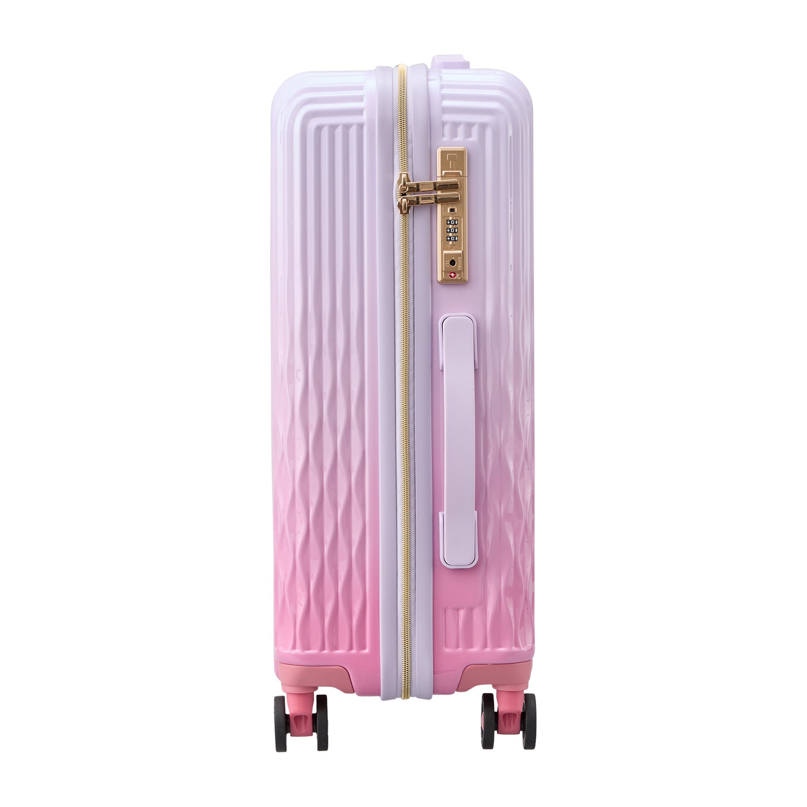 スーツケース Mサイズ 43L ミニトランク付き ジッパータイプ LUNALUX