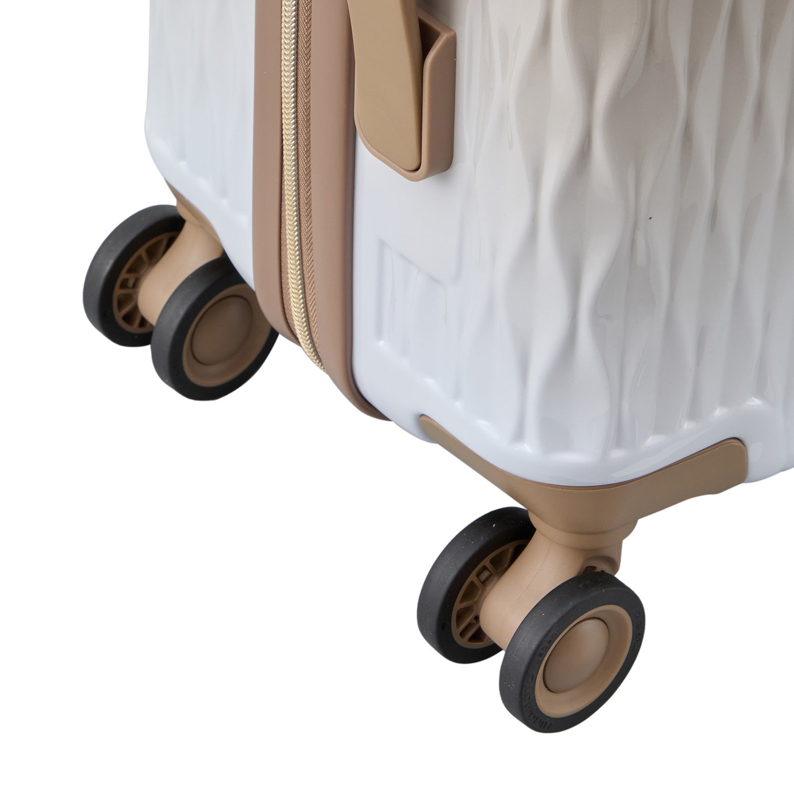 スーツケース Mサイズ 43L ミニトランク付き ジッパータイプ LUNALUX