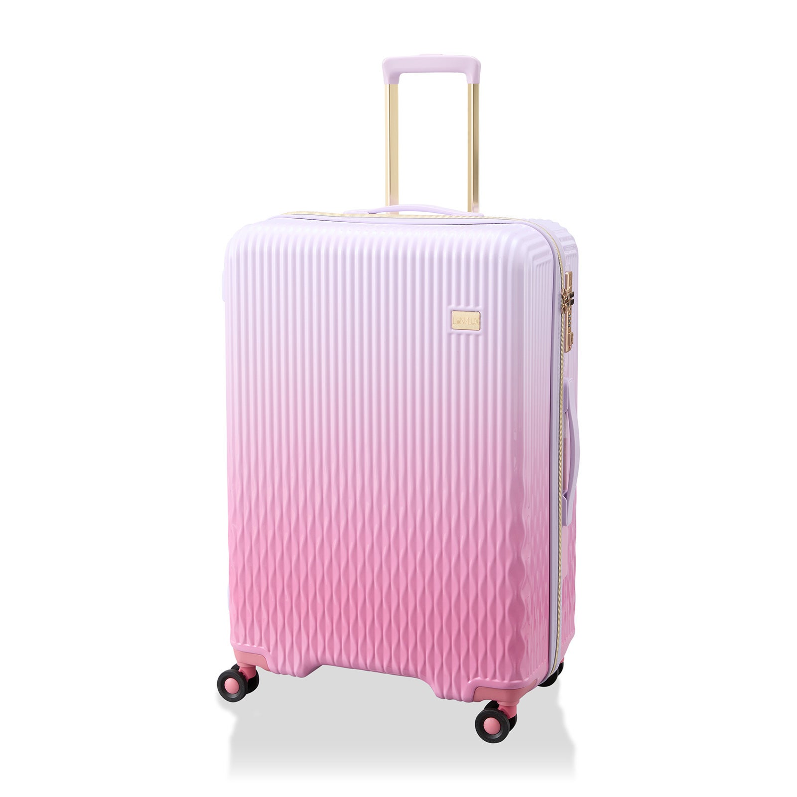 スーツケース Lサイズ 90L ミニトランク付き ジッパータイプ LUNALUX