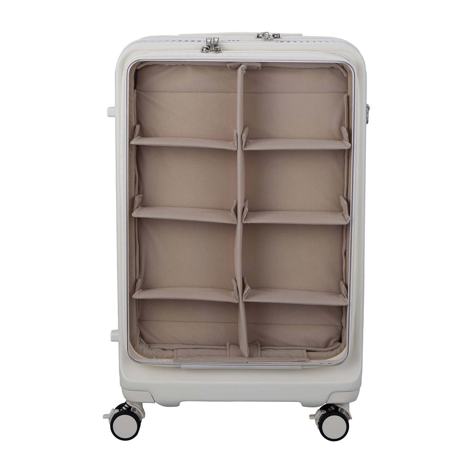 カプセルキャリー スーツケース Mサイズ 64L ぬい活 推し活 前パカ