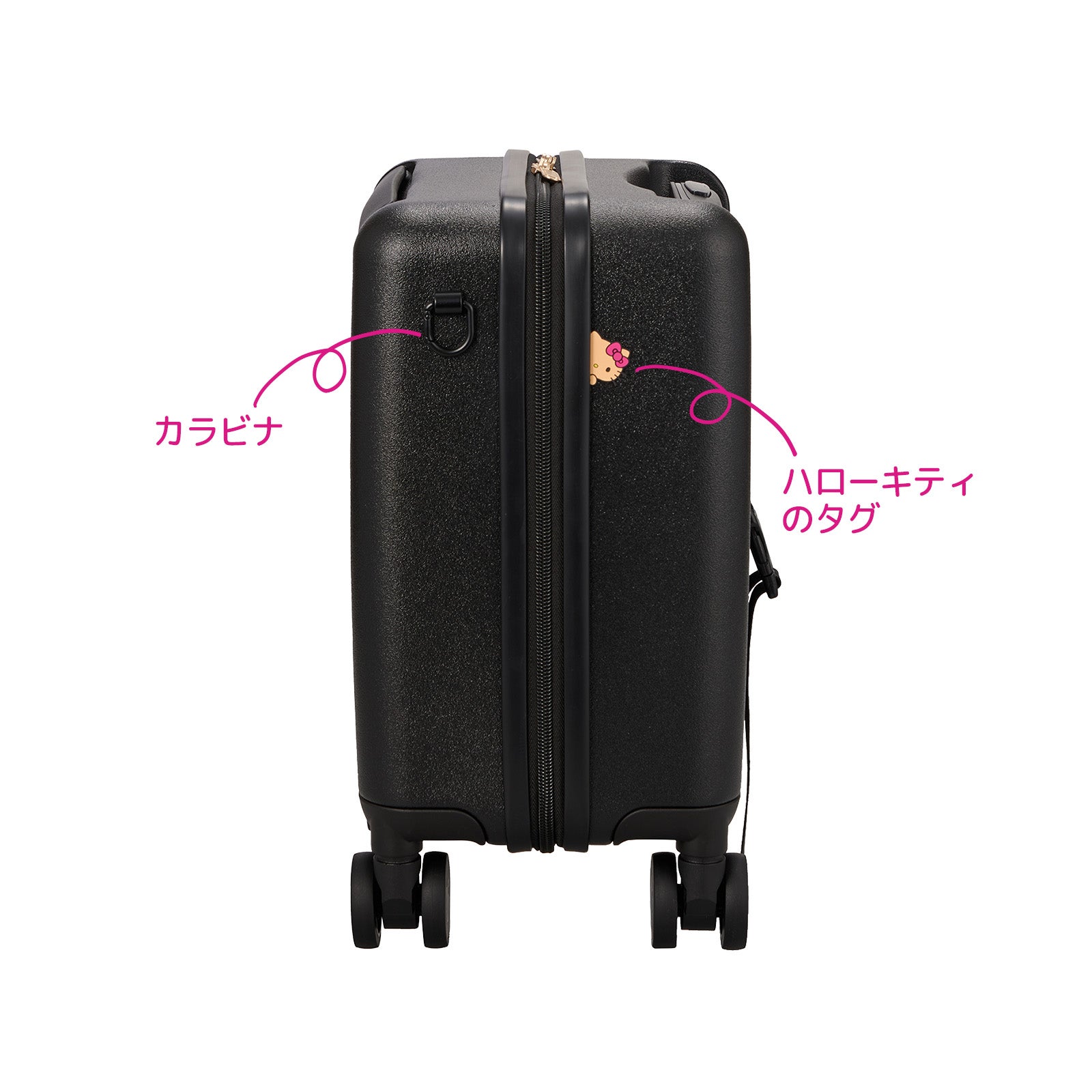 プチキャリー スーツケース 12L ジッパータイプ 日焼け ハローキティ