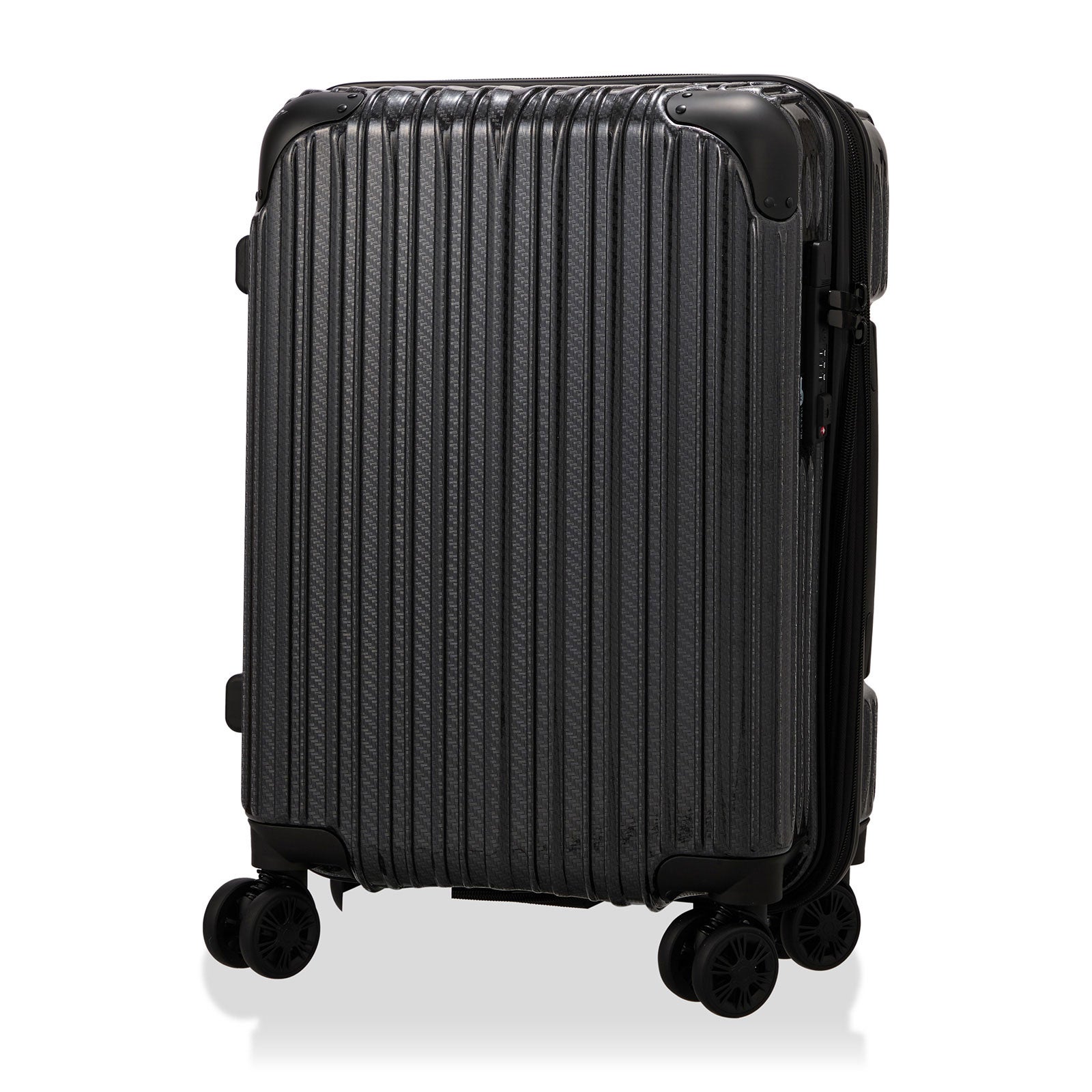 スーツケース Sサイズ 容量拡張 35-40L ジッパータイプ TRIDENT