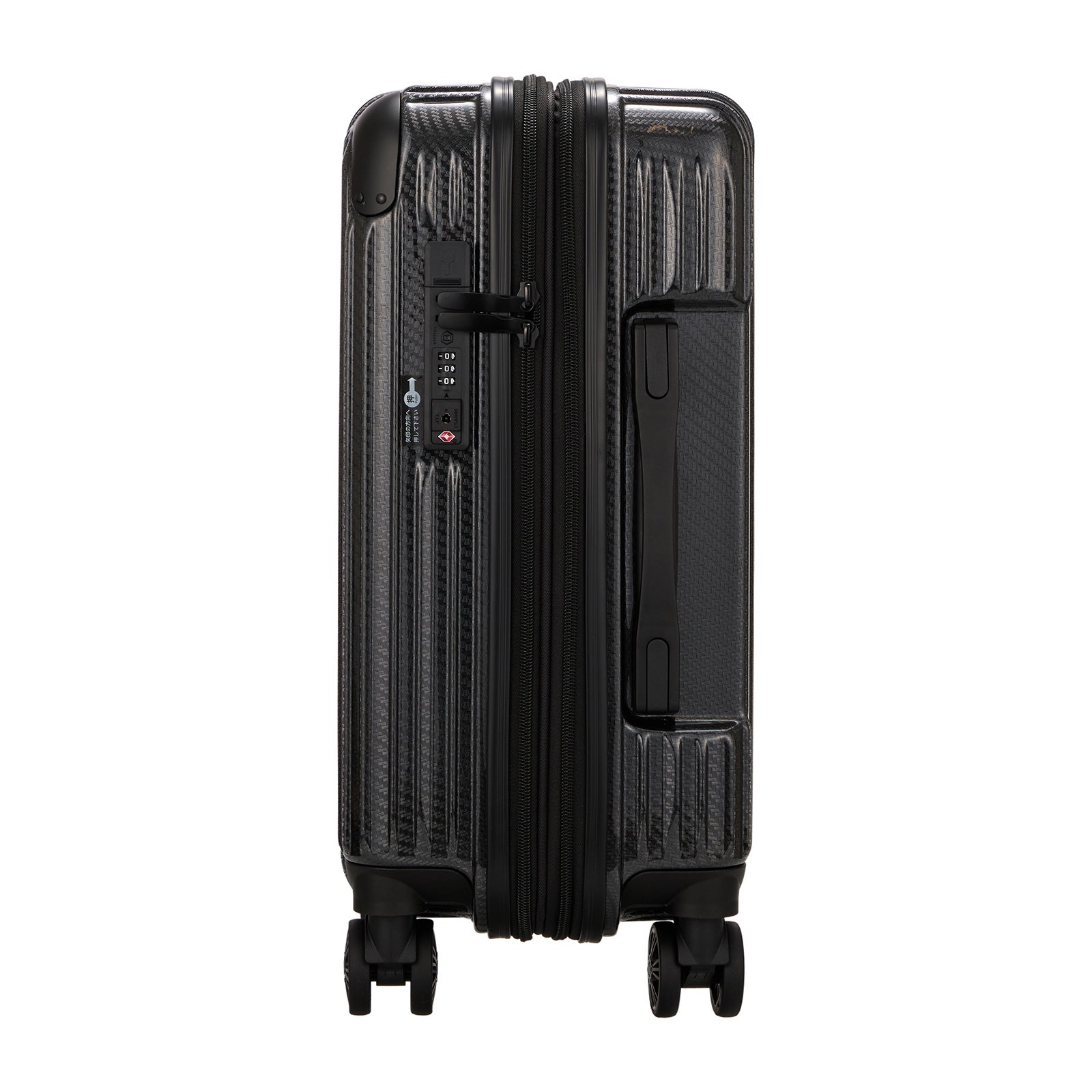 スーツケース Sサイズ 容量拡張 35-40L ジッパータイプ TRIDENT