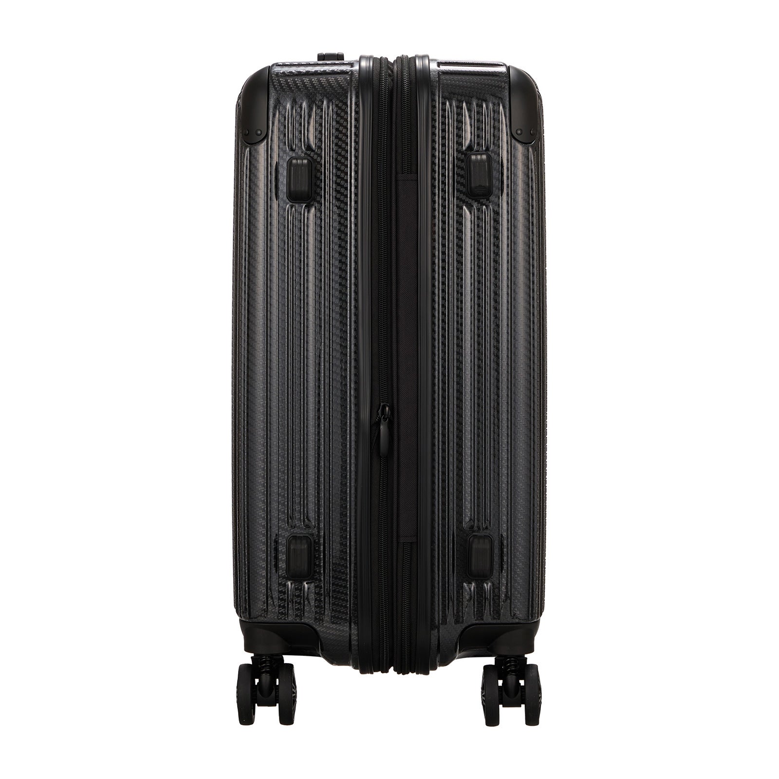 スーツケース Mサイズ 容量拡張 62-68L ジッパータイプ TRIDENT