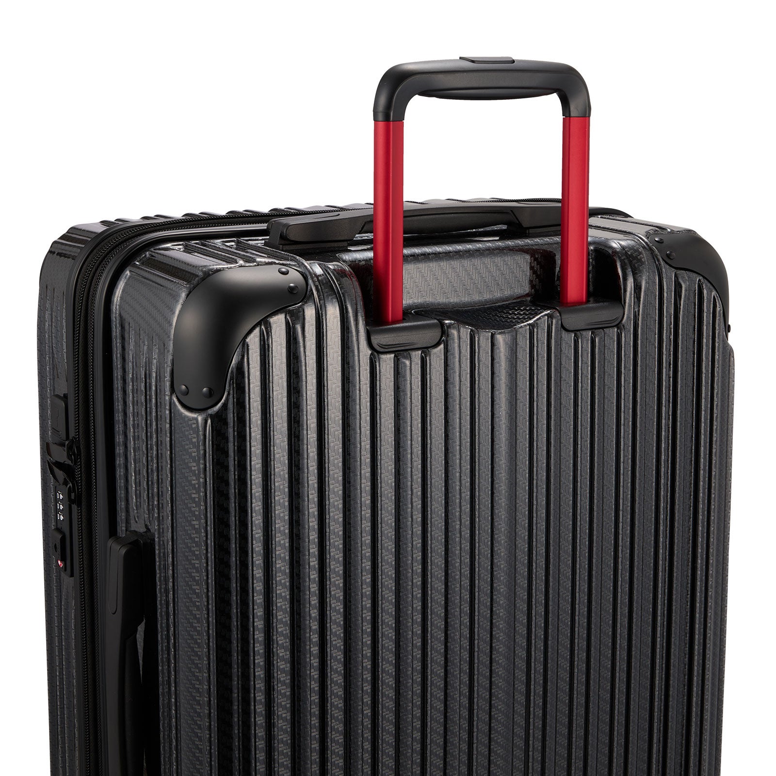 スーツケース Mサイズ 容量拡張 62-68L ジッパータイプ TRIDENT