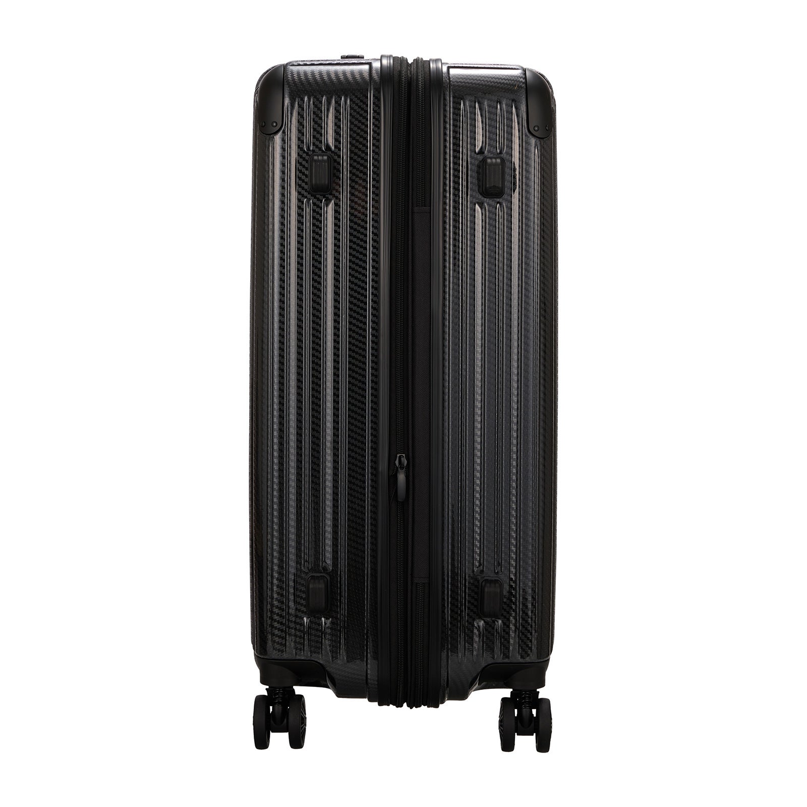 クレブラック　３本セット② スーツケース Lサイズ 容量拡張 97-102L ジッパータイプ TRIDENT