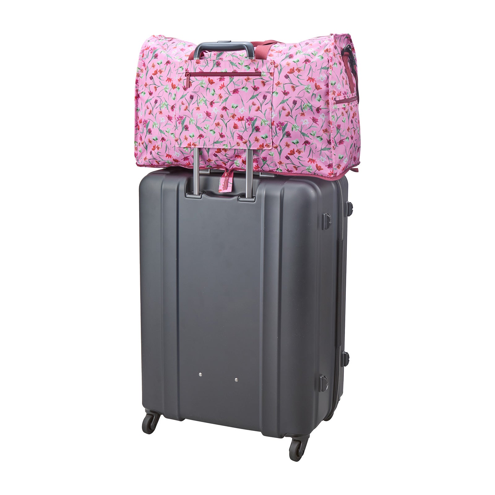 ピンクハウス　ポストペット　パジャマ　収納袋付き 折りたたみボストンバッグ Lサイズ 38L HIBIYA-KADAN ハピタス H0004