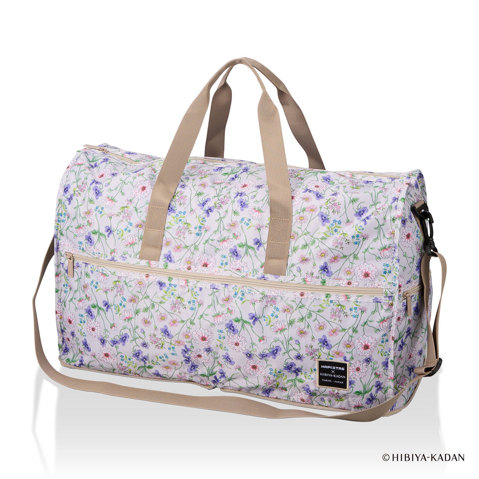 折りたたみボストンバッグ Lサイズ 38L HIBIYA-KADAN ハピタス H0004