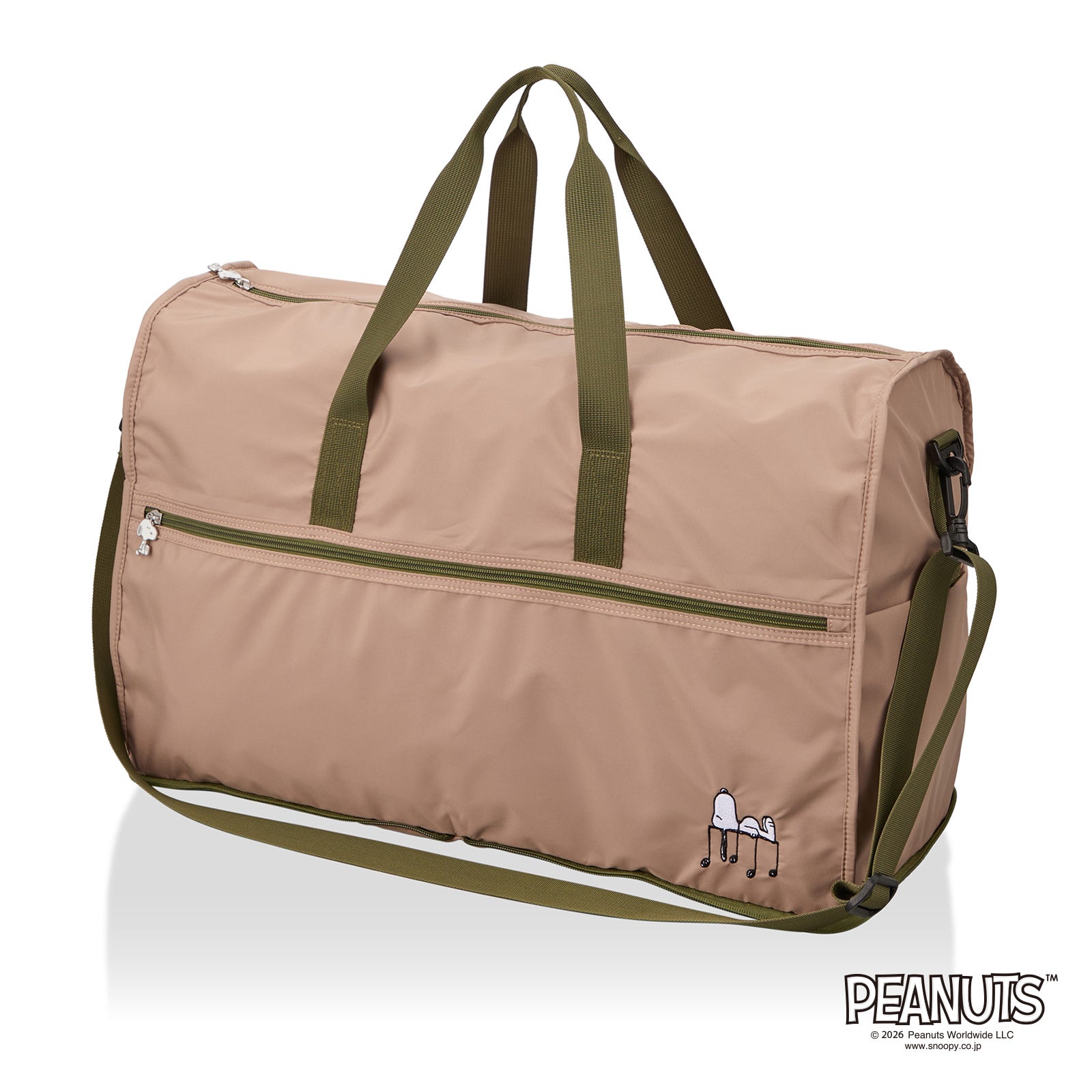 折りたたみボストンバッグ Lサイズ 38L スヌーピー PEANUTS HPL0004