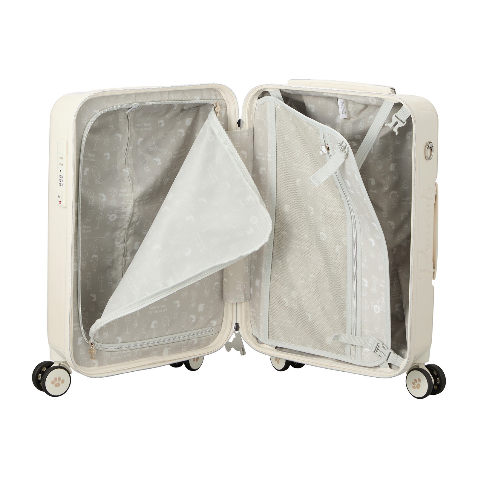 スーツケース Sサイズ 32L ジッパータイプ スヌーピー PEANUTS HPL2285