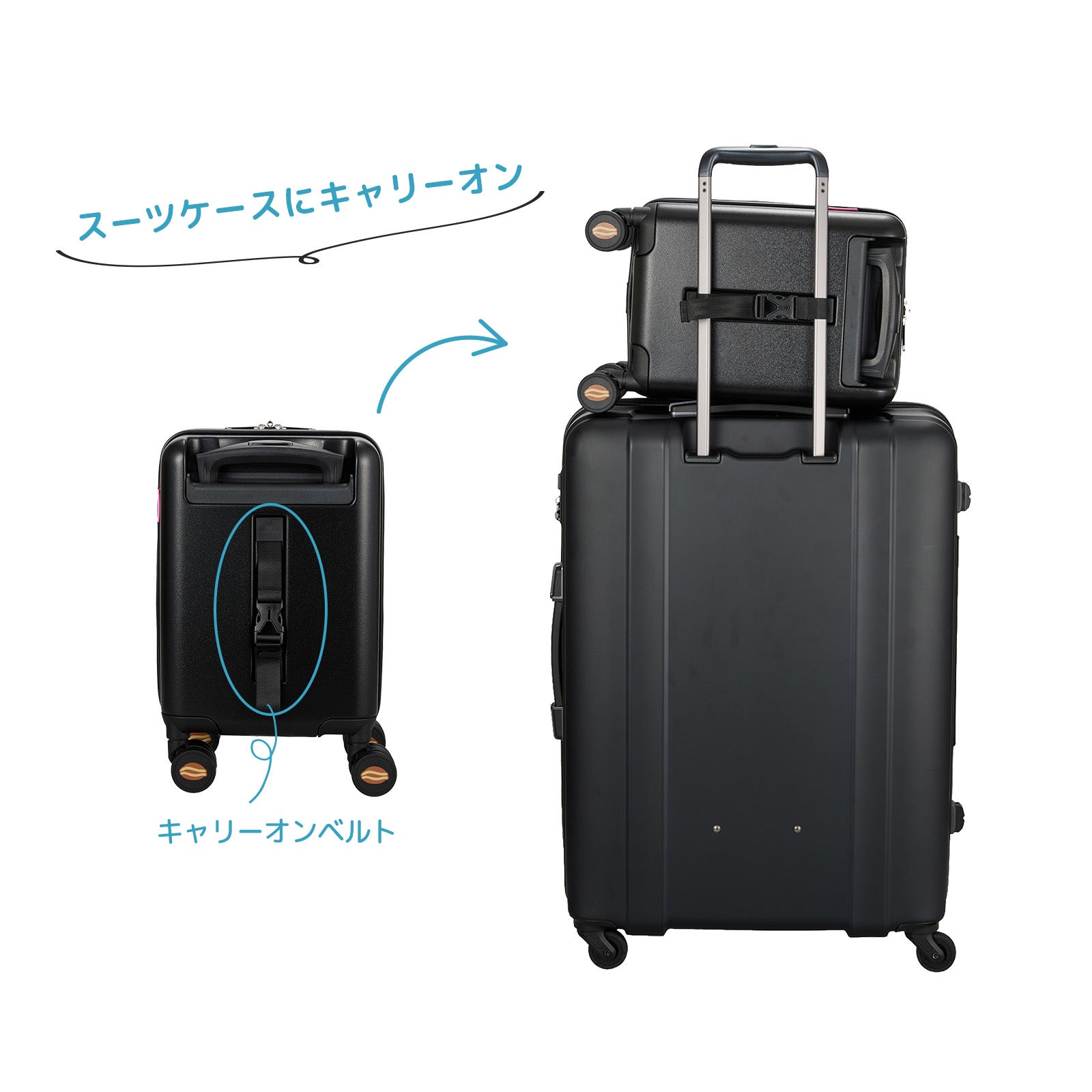 プチキャリー スーツケース 12L ジッパータイプ ドラえもん HPL2343-33