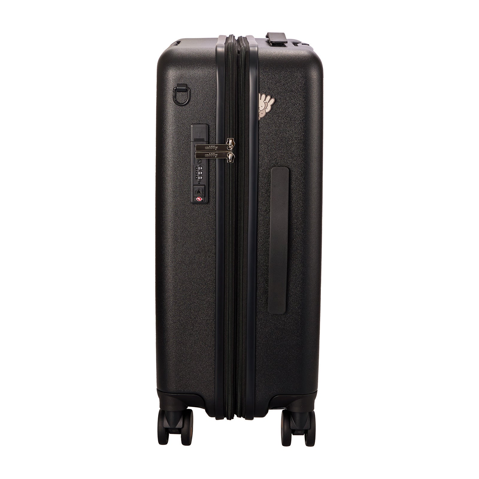 スーツケース Mサイズ 容量拡張 51-60L ジッパータイプ ミッフィー