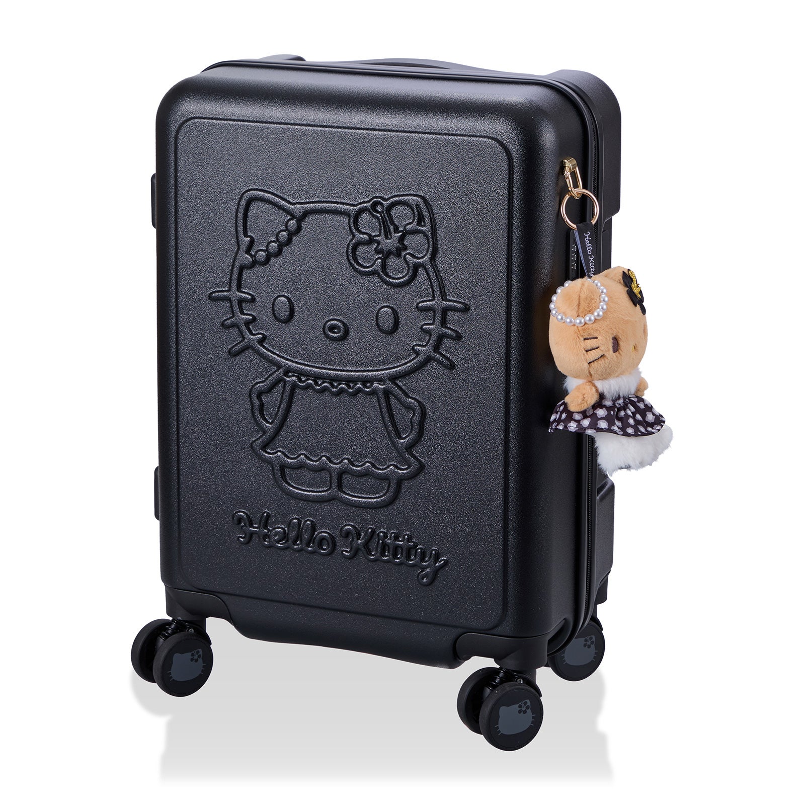 ぬいぐるみ付きジッパーキャリー Sサイズ 32L 日焼けレオパード ハロー