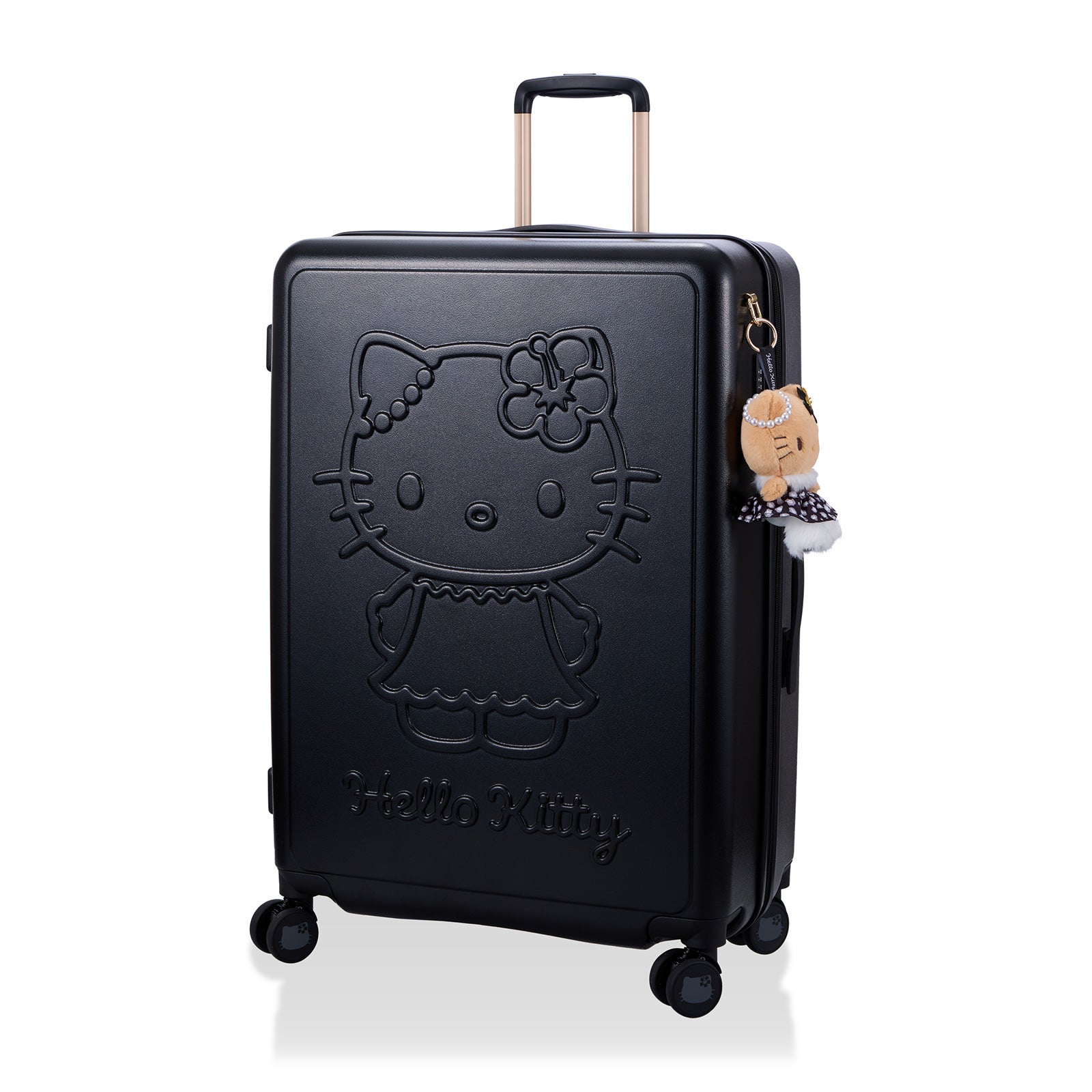 キティ ペット用キャリーバッグ ぬいぐるみ付きジッパーキャリー Lサイズ 83L 日焼けレオパード ハロー