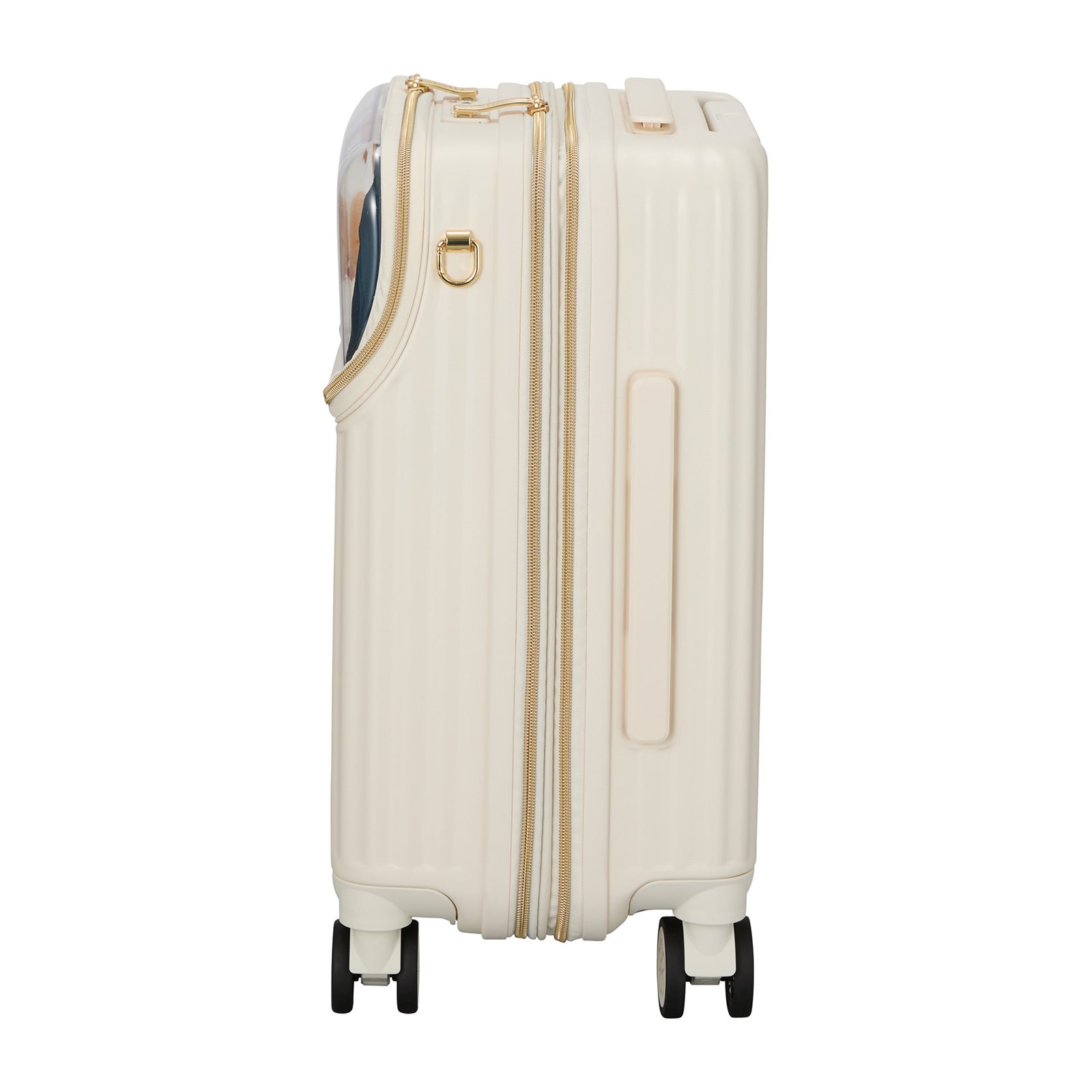 マスコットキーチェーン付きカプセルキャリー Sサイズ 容量拡張33-39L